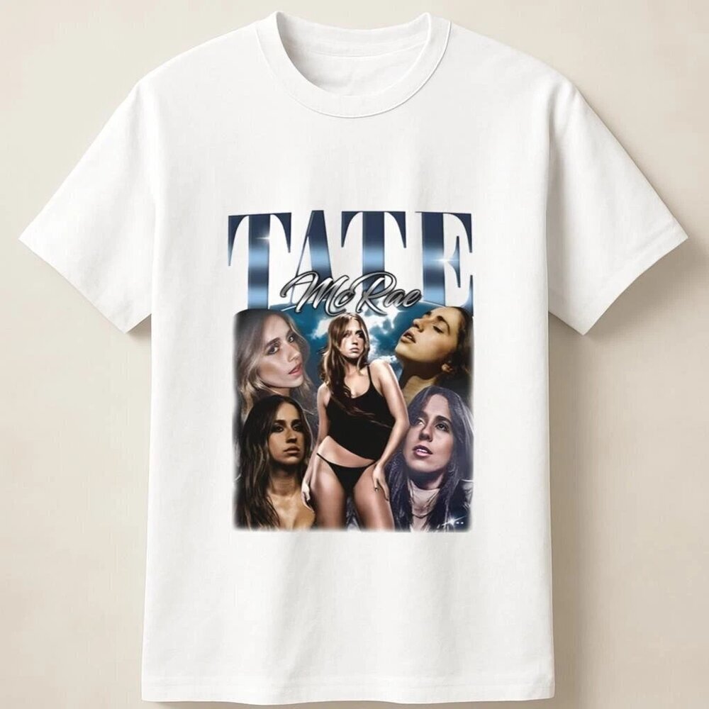 Tate McRae Portrait with Fan Art Vibe Unisex T Shirt .